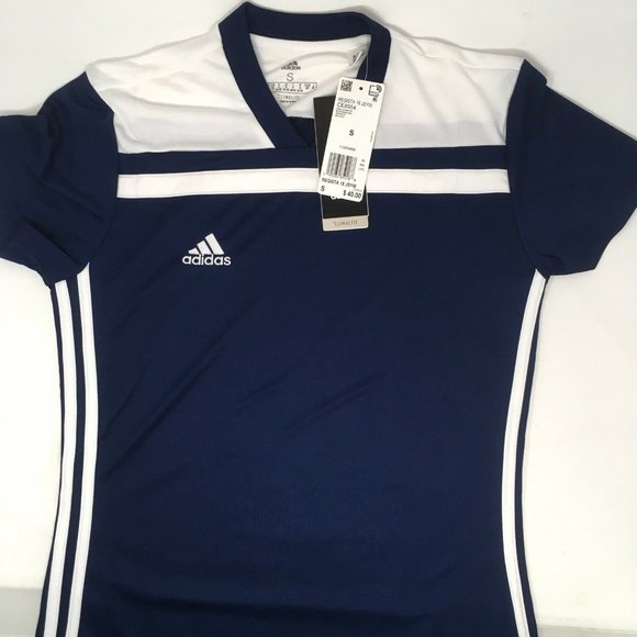 adidas Women's Regista 18 Jersey, Blue/White, S adidas Women's Regista 18 Jersey, Blue/White, S